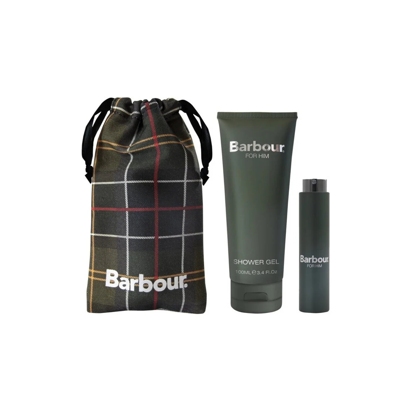 For Him Bauble Gift Set - 15ml Eau de Parfum + Shower Gel By Barbour