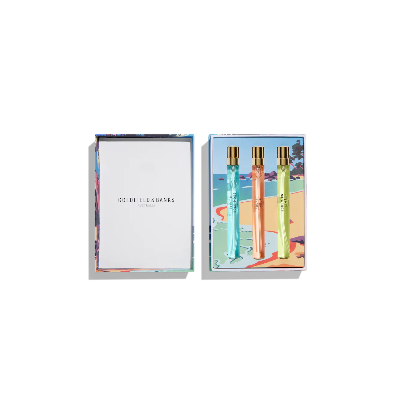 COAST TO COAST TRAVEL TRIO SET 3 X 10ML By GOLDFIELD & BANKS AUSTRALIA