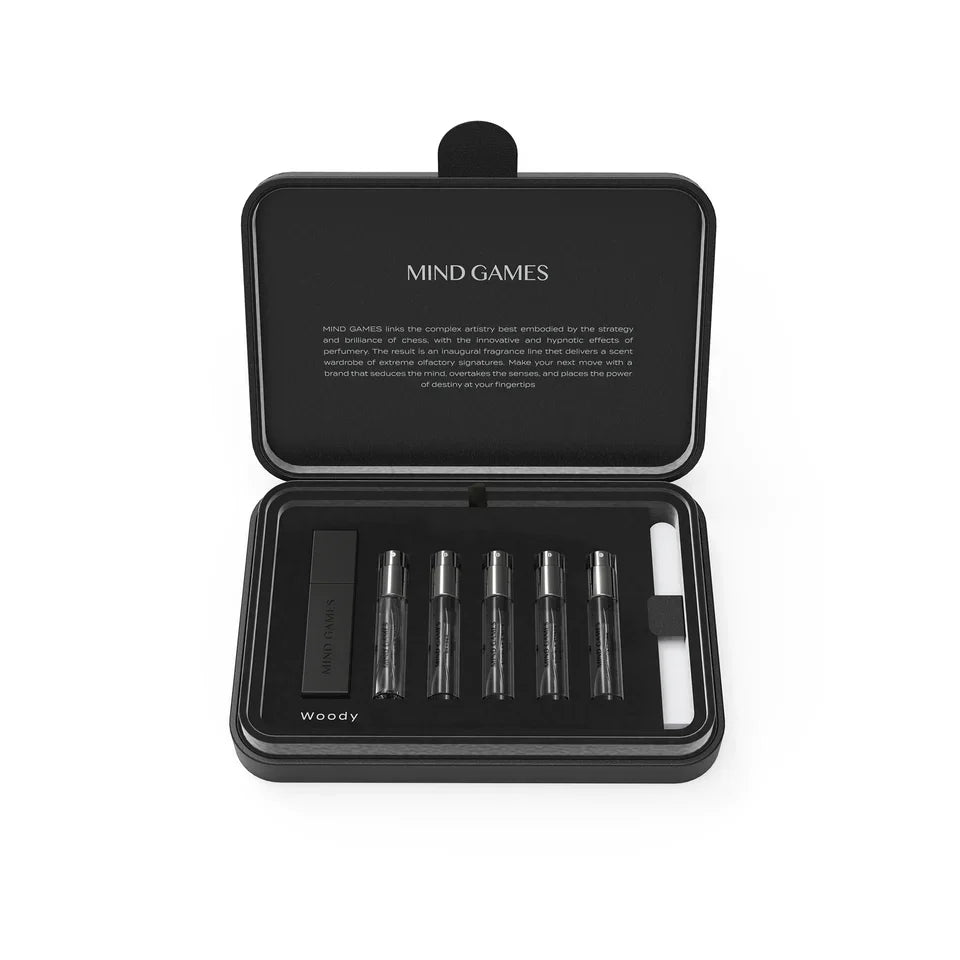5 Piece Olfactive Discovery Set - Woody By Mind Games