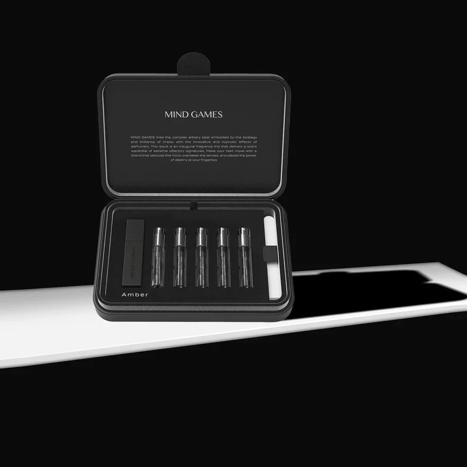 5 Piece Olfactive Discovery Set -Amber By Mind Games