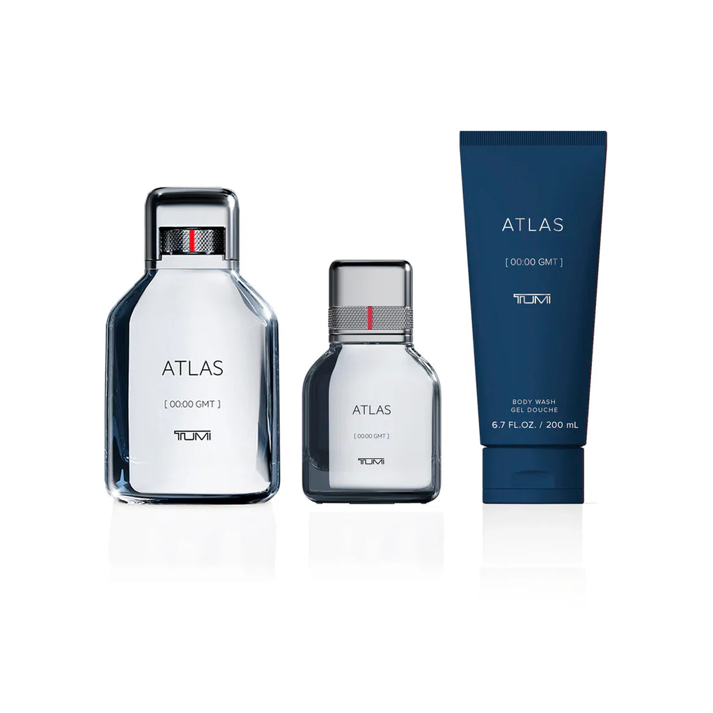 Tumi Atlas [00:00 GMT] Gift Set - 100ml EDP + 30ml EDP + 200ml Body Wash