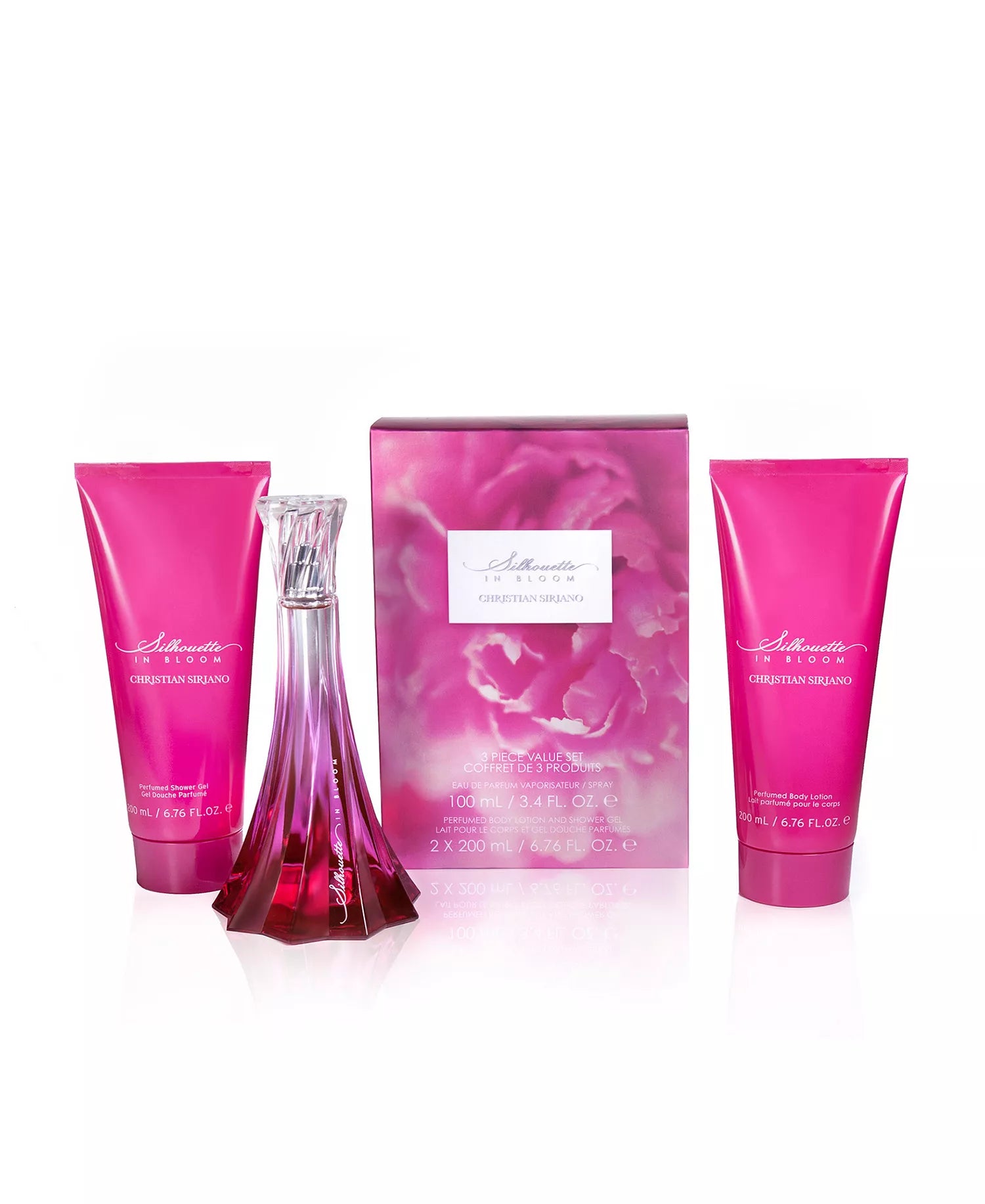 Silhouette in Bloom Perfume Gift Set for Women, 3 Pieces By Christian Siriano