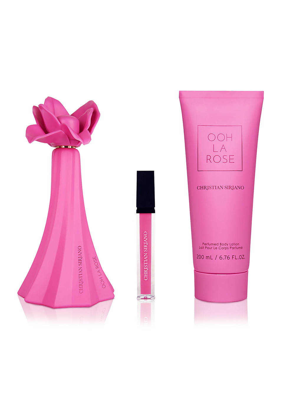 3-Piece Ooh La Rose Body Lotion Gift Set By Christian Siriano